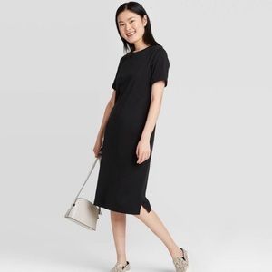 A New Day black cotton t-shirt dress